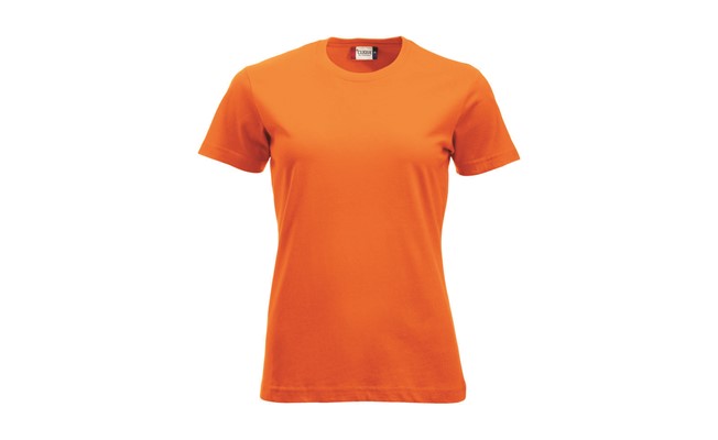 Classic dames t-shirt - safety oranje